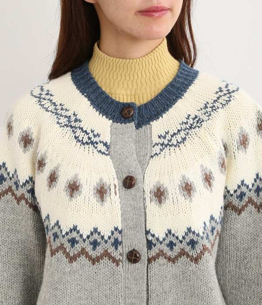 [Keitto]  WINTER ! our forest knit / light grey