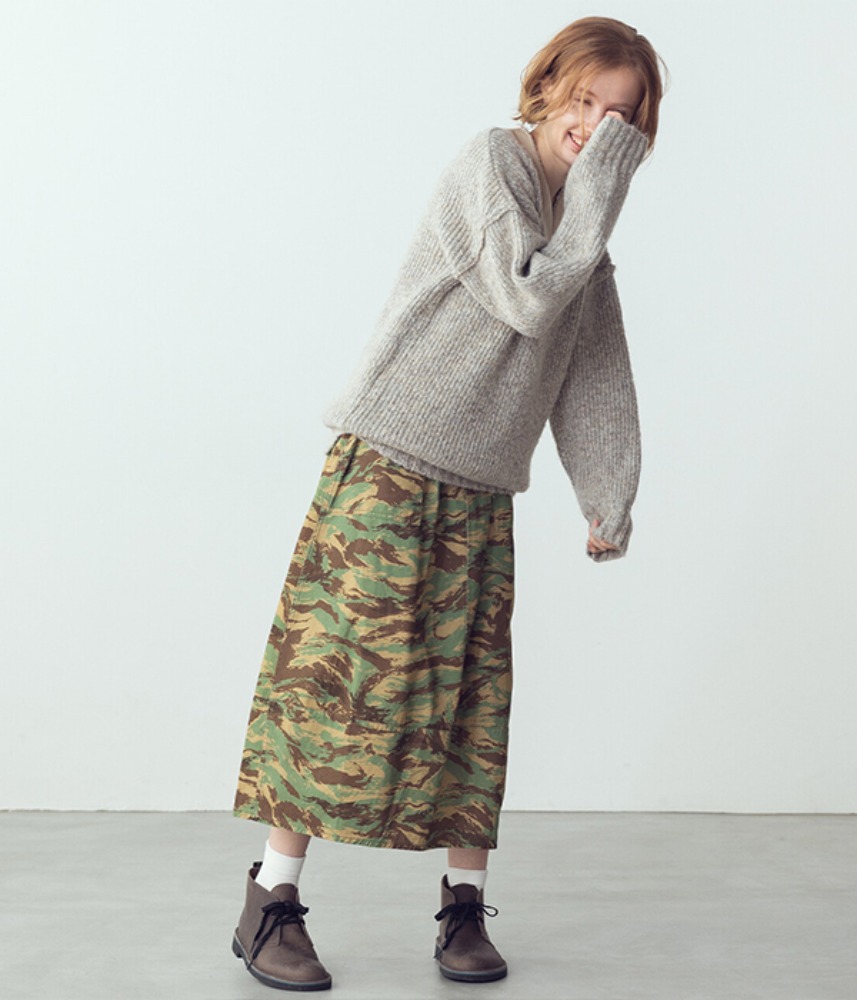 [JPN buying] 2nd restock ! khakito baker pants detailing skirt / exclusive camouflage fabric
