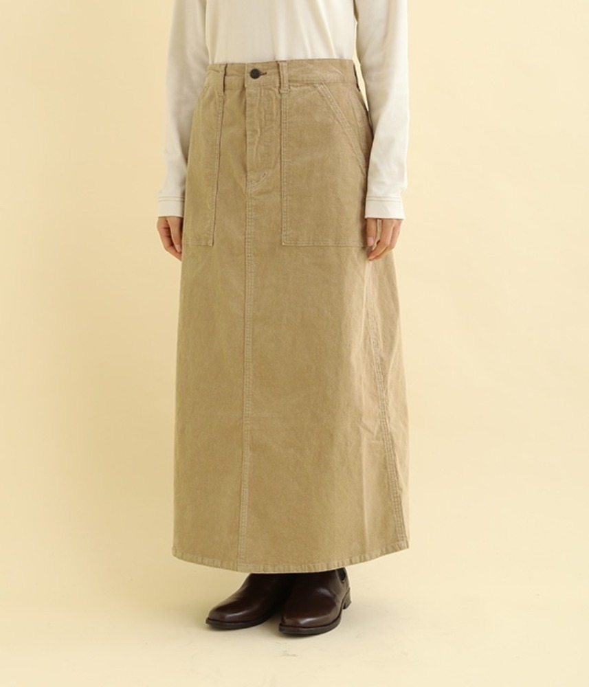 [JPN buying]  NORTHERN TRUCK baker easy corduroy stretch skirt / 3 colors