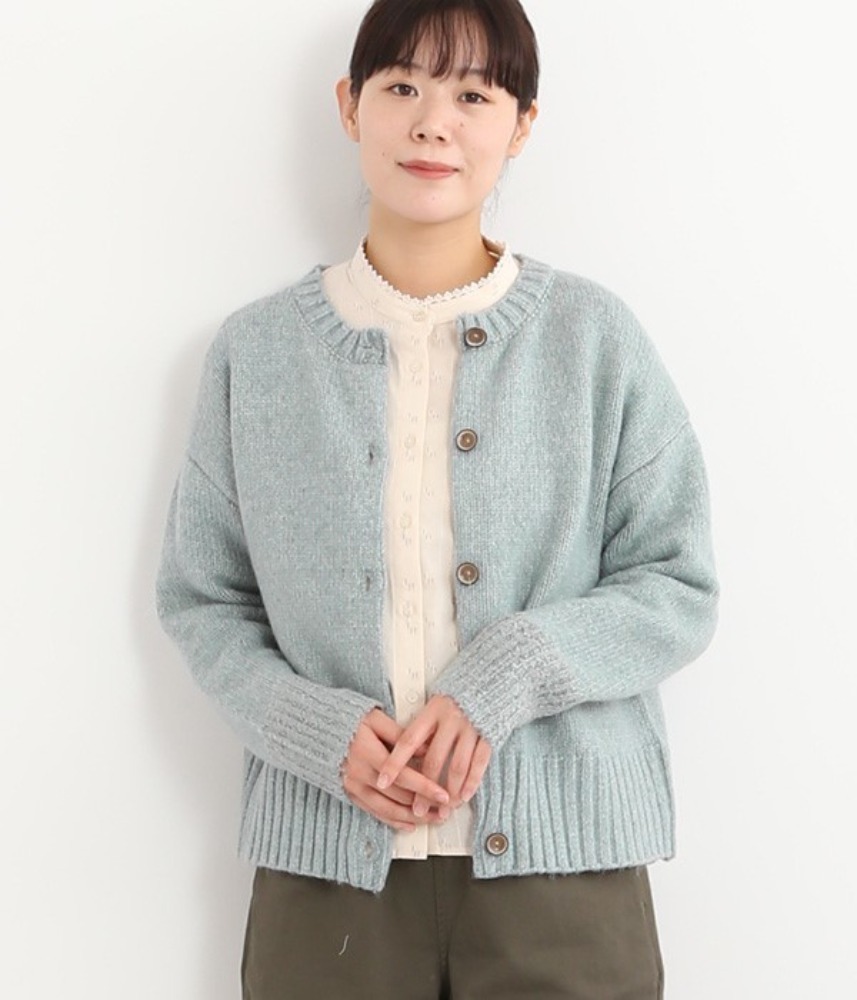 [Keitto]  WINTER ! mushroom knit / pale blue