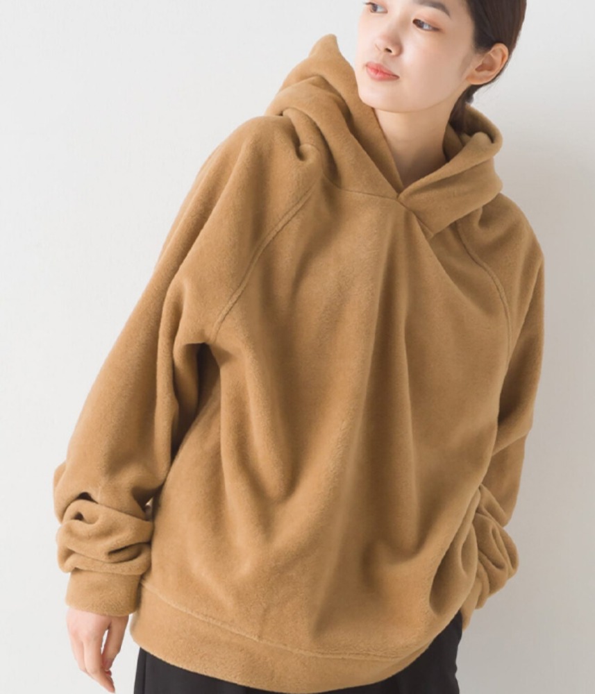 [JPN buying]  OMNES winter’s fluffy fleece hoodie / 4 colors